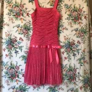 Party Banquet Formal Homecoming Pageant Pink Dress